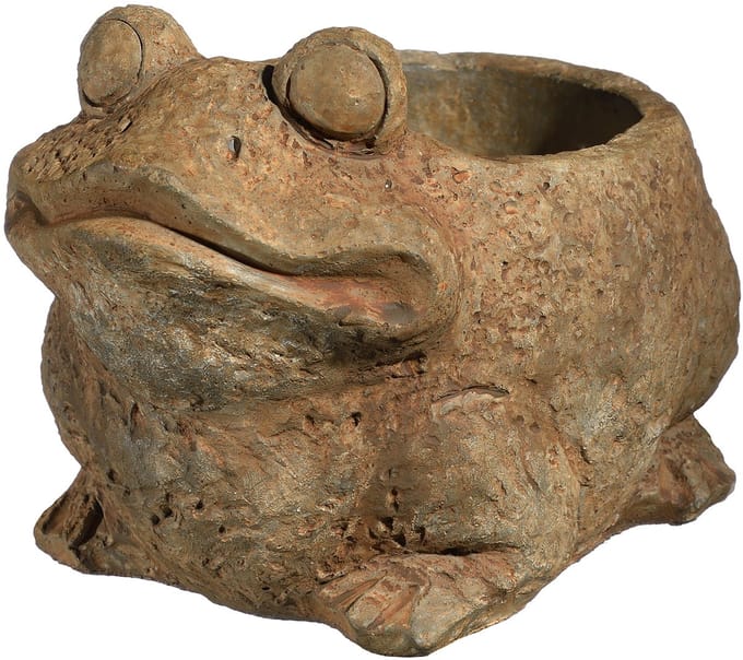 Home and Garden 9/3461R/1 Kikker Planter, Klein, Roest