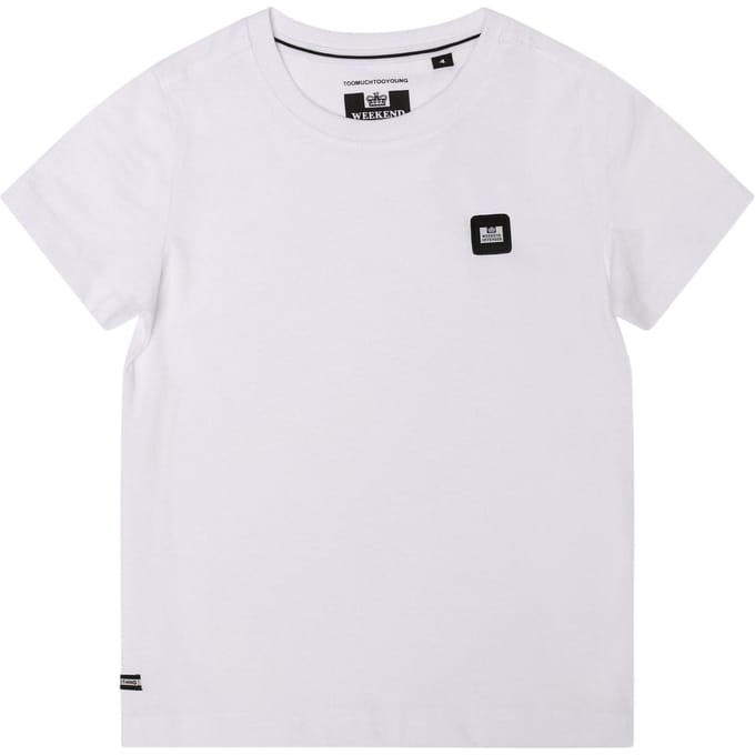 Weekend Offender Kinder-T-shirt van katoen uit Kingston (Wit)