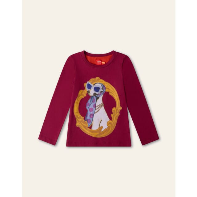 Oilily Together T-Shirt- maat98/3T Beet Rood