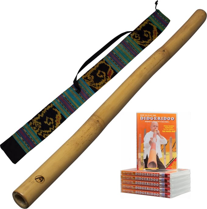 Bamboe Didgeridoo PRO 120cm – Inclusief DVD en Draagtas