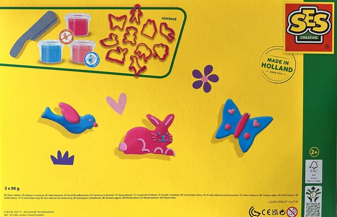 SES Creative klei met tools dieren