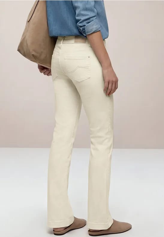 Street One - A380807 - Style Blaire Bootcut,hw,ecru