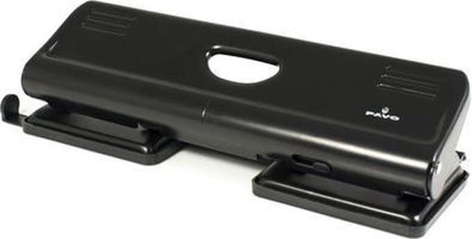 pavo perforator met vier gaten, perforatiecapaciteit: 22 vel, zwart