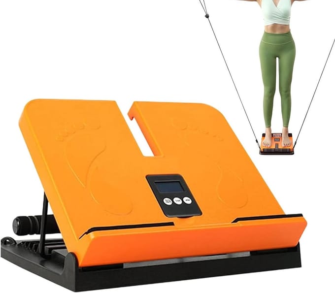 Verstelbaar Slant Board - Kuit Stretch Plank - Oefening en Herstel - 6 Posities met Timer - 31.8 cm Lengte