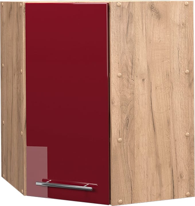 Vicco Fame-Line Hoek hangkast – 57 cm Bordeauxrode hoogglans