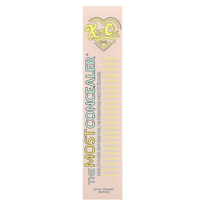 KimChi Chic Beauty, TheMost Concealer®, 02 Peach Ivory, 0.63 oz (18 g) white