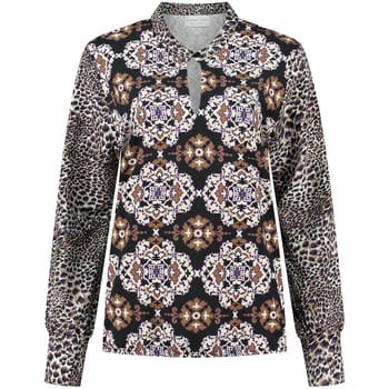 Blouse Helena Hart Top Mix Goblin 7459Gob Paars