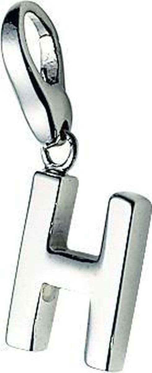 Charm | bedel | letter | H | zilver