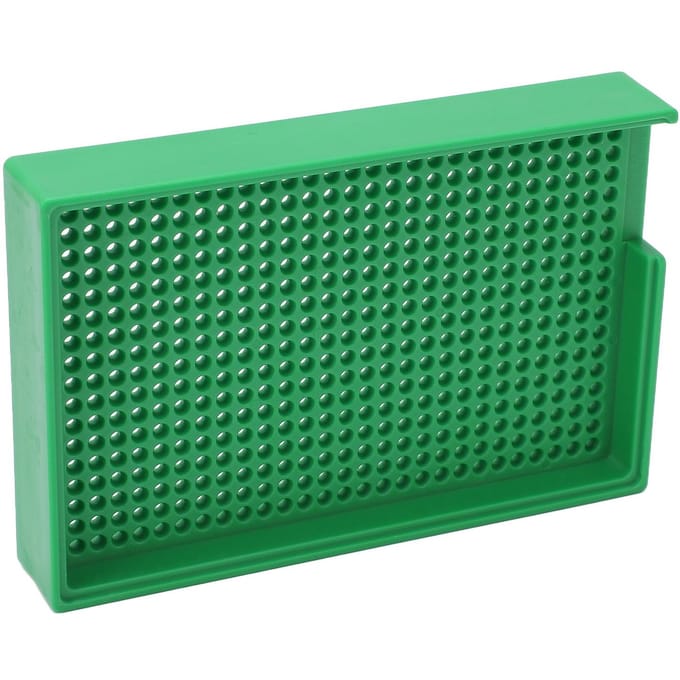 Schroefopbergbak Multi V-vormig Gat Uniforme Opening Schroef Organisatieplaat voor Industrieel blue