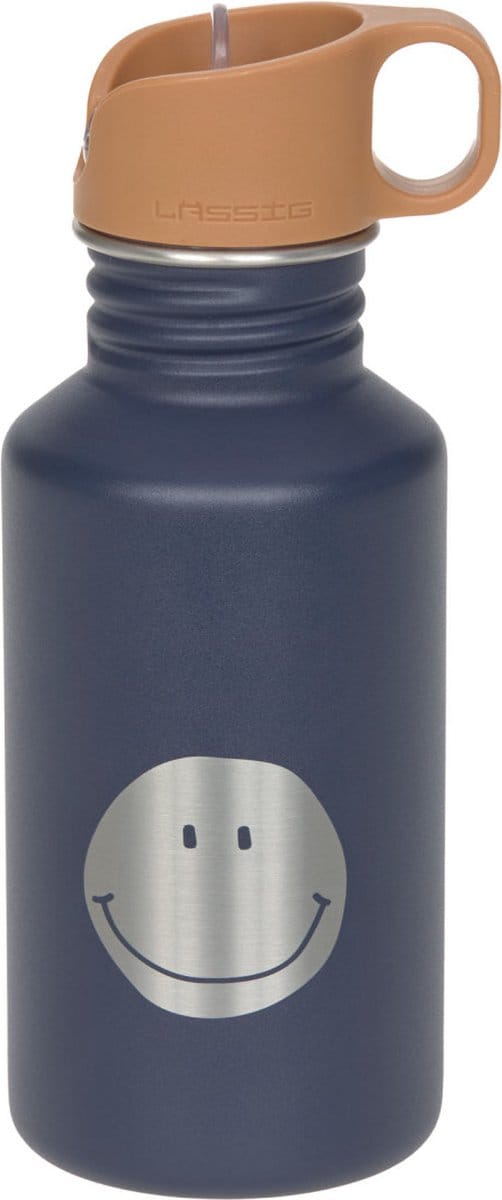 Lässig drinkfles voor kinderen RVS Little Gang Smile navy
