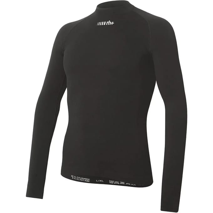 Rh+ Kort Lange Mouwen Basislaag Zwart L-XL Man