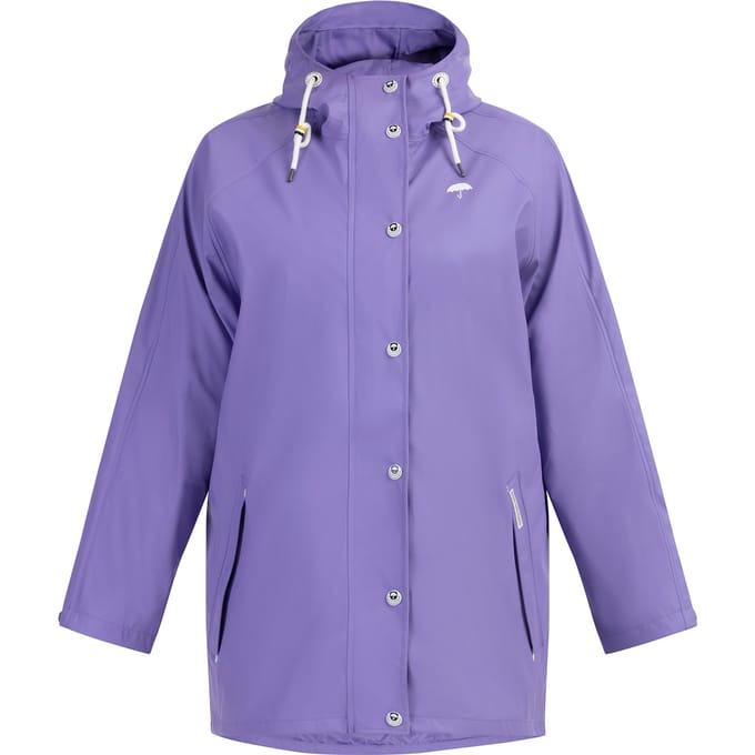 Schmuddelwedda Grote maat regenjas bridgeport Dames LILA-280