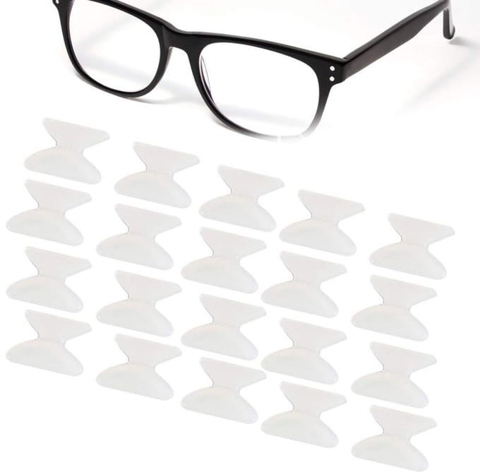 Dailygoods- Neuspads Zachte Siliconen - Neuspads Bril Zelfklevend