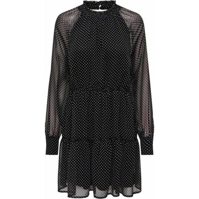 Only Onlisabella ls short highneck dress dessin