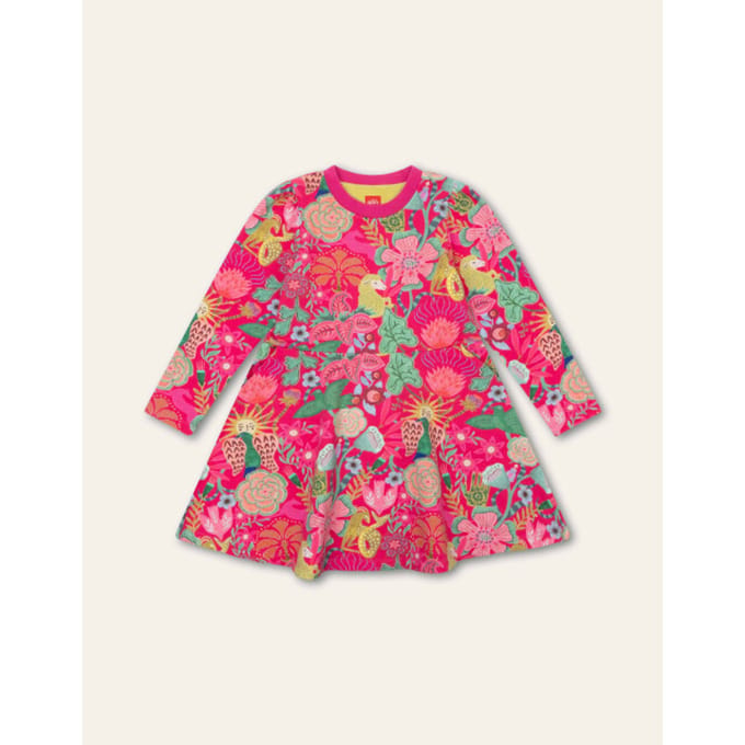 Oilily Dasha Jurk- maat152/12yr Bright Rose