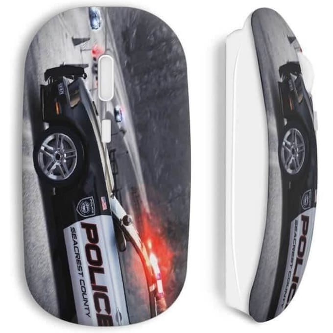 Souris Sans Fil Police Voiture