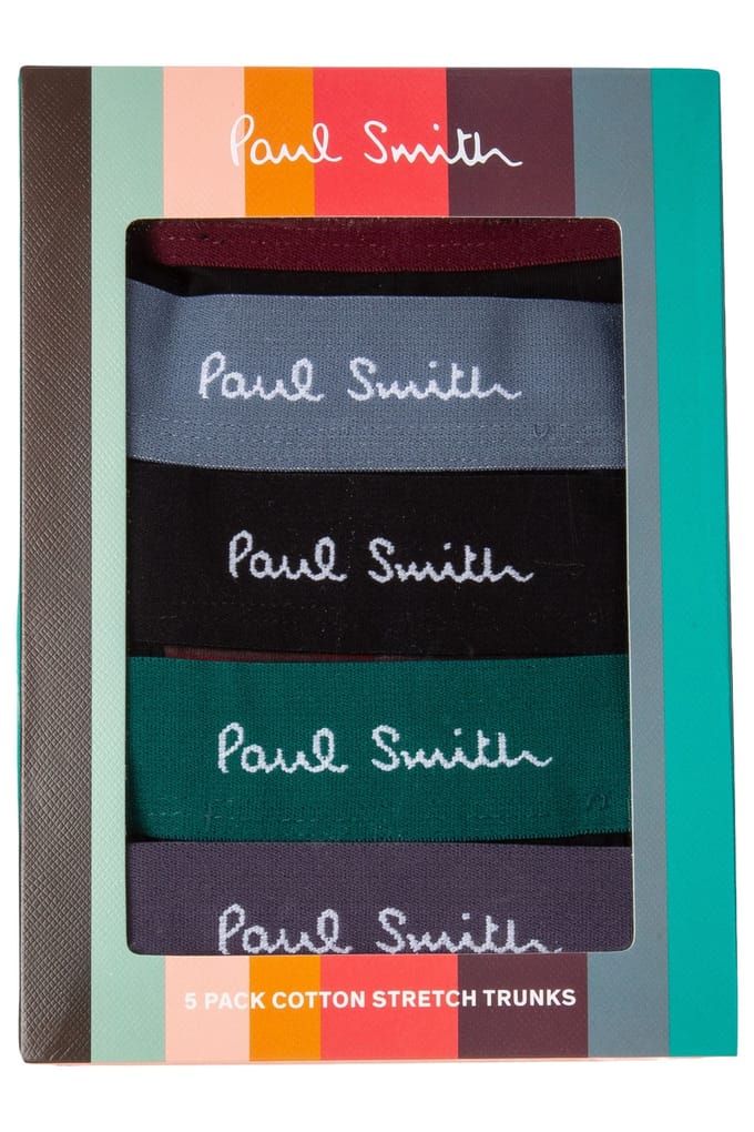 Paul Smith Men Trunk 5 Pack Mixed Plate 1 Taglia: S | Biancheria intima Outlet | Uomo