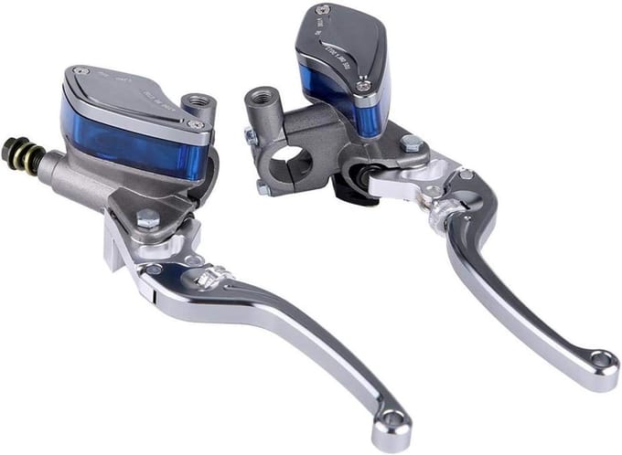 22mm CNC Motorradbremspomp met Hydraulische Koppeling, Verstelbare Hoofdcylinder in Titankleur