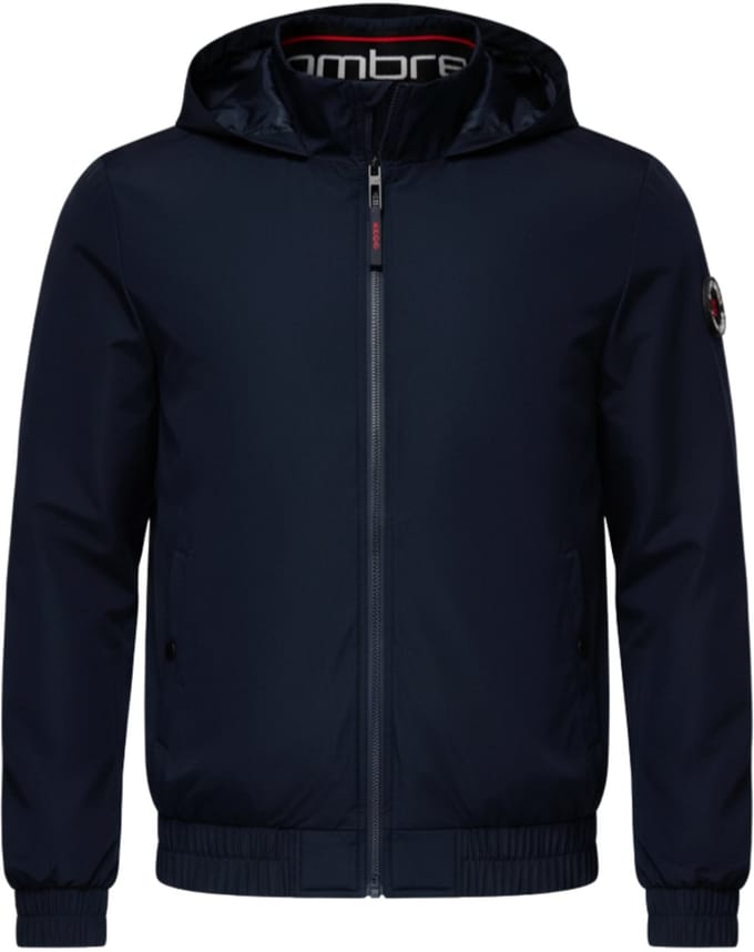 OMBRE Jas - Drukknopen - Effen Marine S
