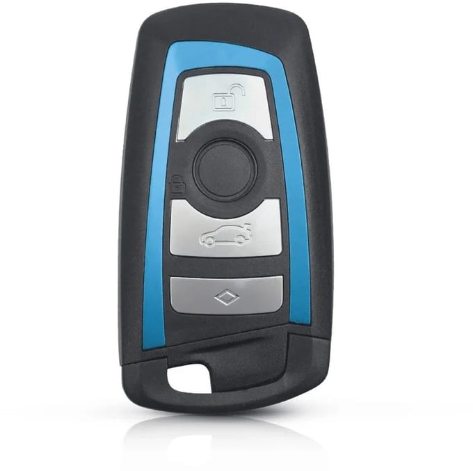 XEOD Autosleutelbehuizing - sleutelbehuizing auto - sleutel - Autosleutel / BMW 4 Knops smartkey