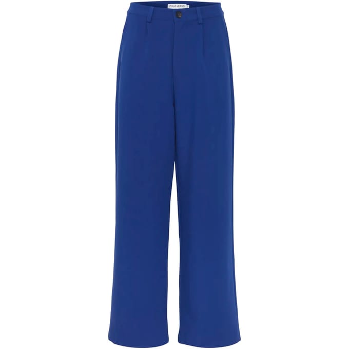 High waist wide leg broek vrouw Pulz Jeans Beverly