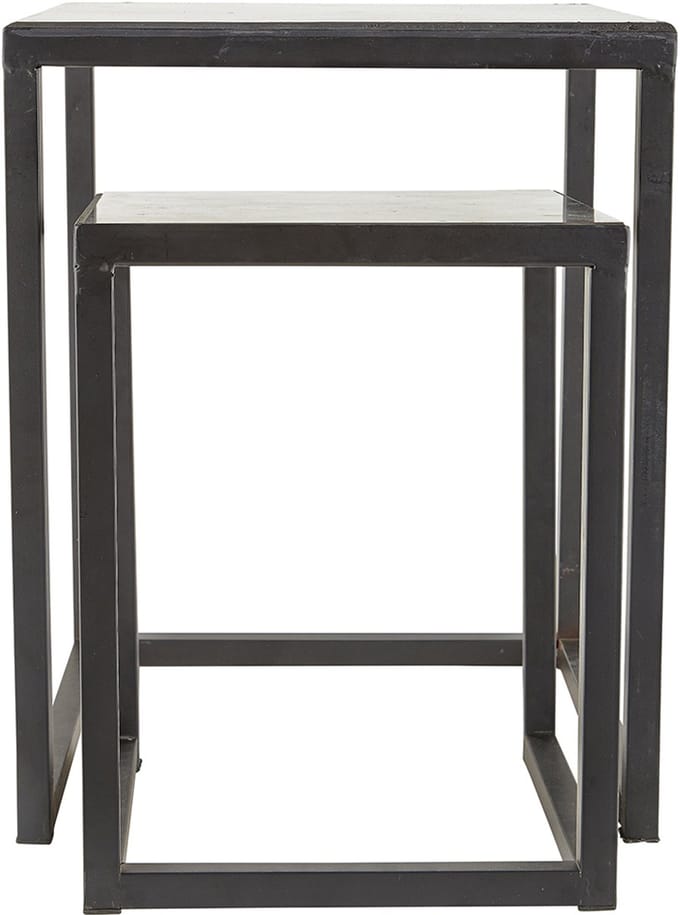 Villa Collection Walde Tafel Set van 2 Zwart
