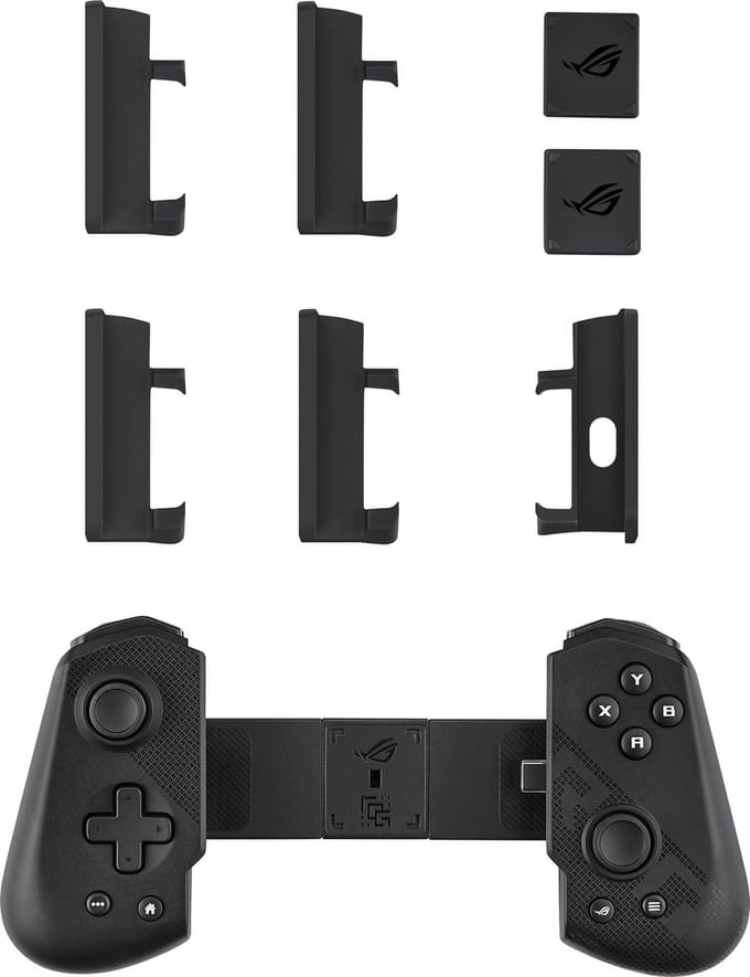 ASUS ROG Tessen zwart, grijs USB 3.2 Gen 1 (3.1 Gen 1) gamepad analoog/digitaal Android