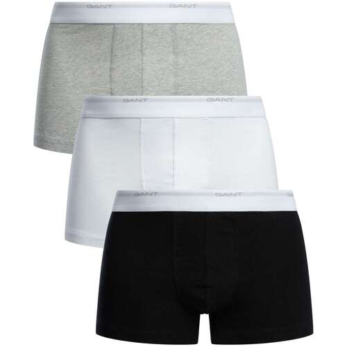 Gant Ondermode Core Trunk 3Pack Zwart-Wit / male