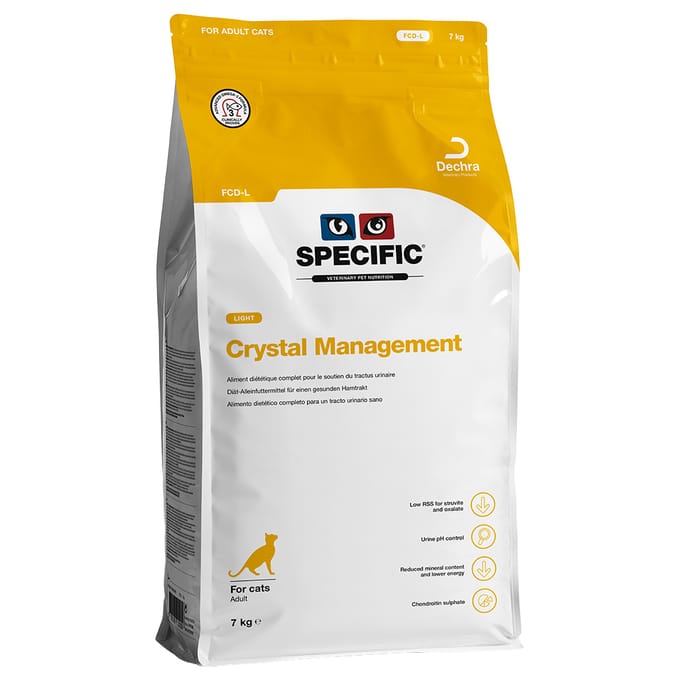 7kg L Crystal Management Light Specific FCD Kattenvoer