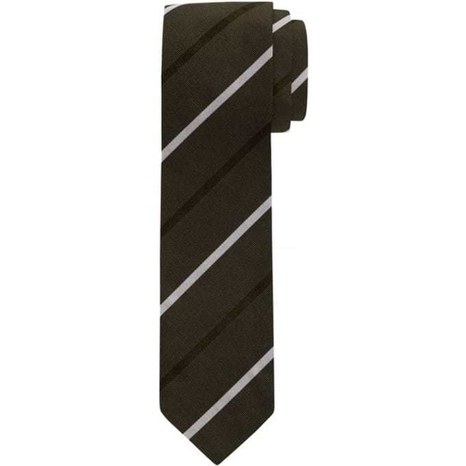 Zijdenstropdas van zuiver stropdas met Logopatch (6, 5 cm)