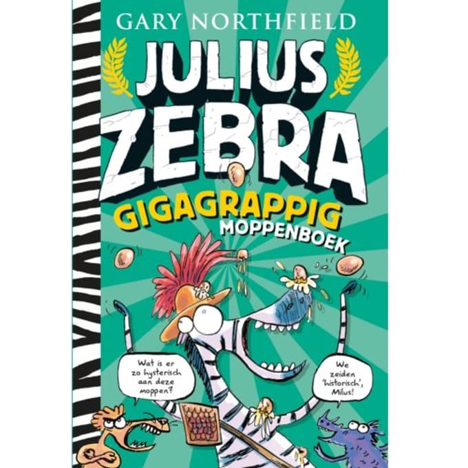 Gigagrappig Moppenboek - Julius Zebra - Gary Northfield