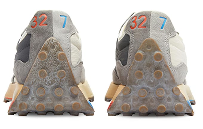 New Balance 327 Wit Grijs Split Unisex Sneakers MS327RG 39.5 beige