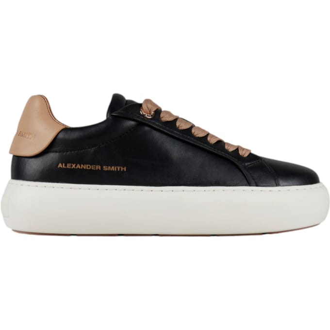asbcsow-3561-bnu Alexander Smith Vrouwen leder zwart