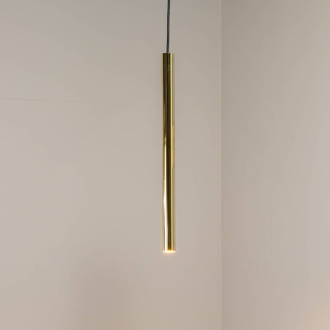 Euluna Hanglamp Sone, 1-lamp, messing