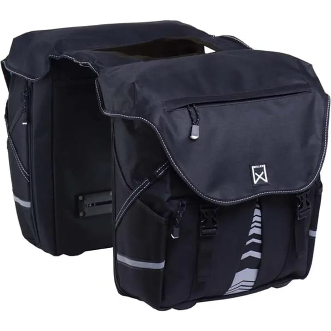Willex - Dubbele Fietstas S - 1200 - Zwart - 20L