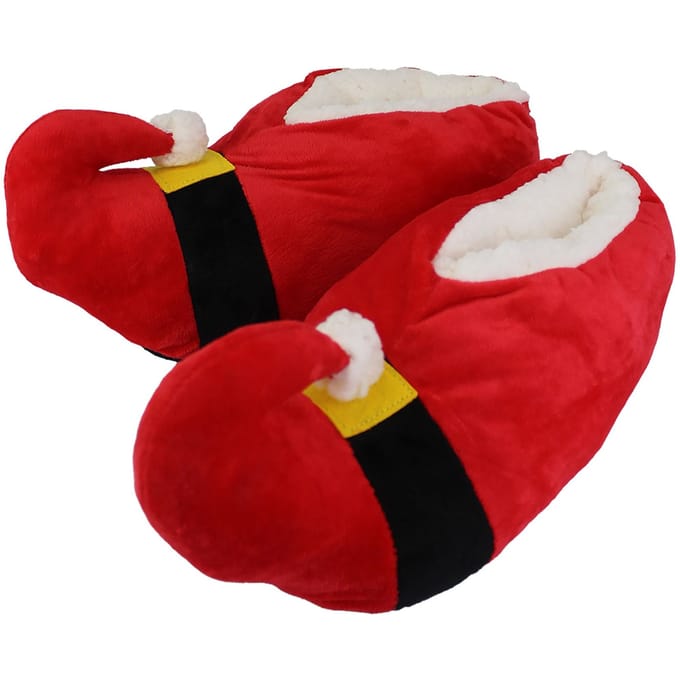 Unisex Kerst Zachte Kerstman Slippers