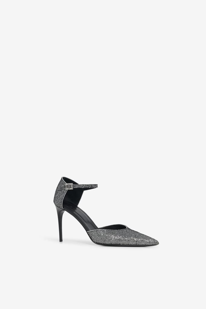 IRO Paris Zaniah Glitter Pumps Black/silver Größe: 38 | Pumps Outlet | Damen | Schwarz