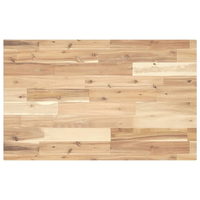 vidaXL - Bureaublad - 120x50x4 - cm - onbehandeld - massief - acaciahout
