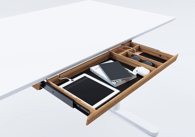 Actiforce - Stationery Drawer Bamboo - Bureaulade bamboe - Bureau organizer