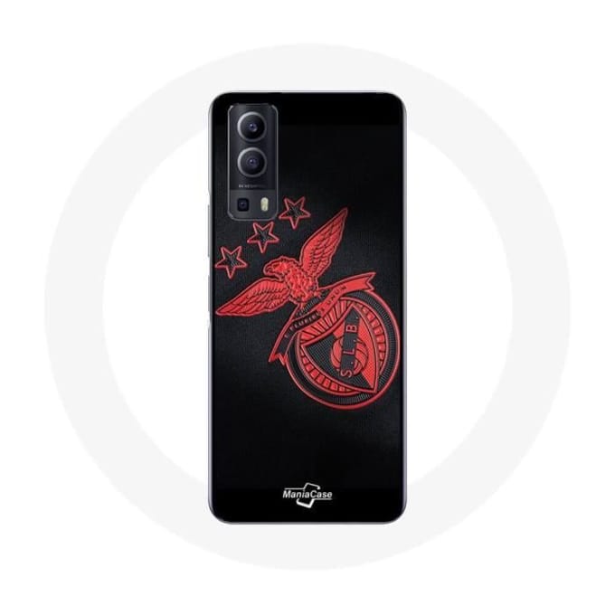 Vivo Y72 slb benfica hoesje zwarte achtergrond