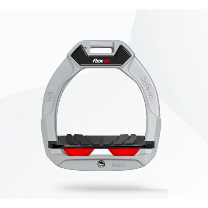 Veilige veiligheidsstrijkers Hoog Grip Aluminium/Zwart/Rood kind Flex-On Safe-On