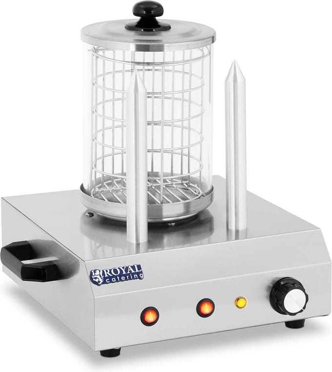 Royal Catering Hot Dog Maker - 2 toastpennen - 422 W 10010322