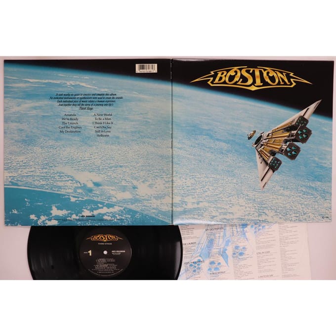 LP Plaat BOSTON Third Stage MCA6188 MCA 1986 US Rock Gebruikt