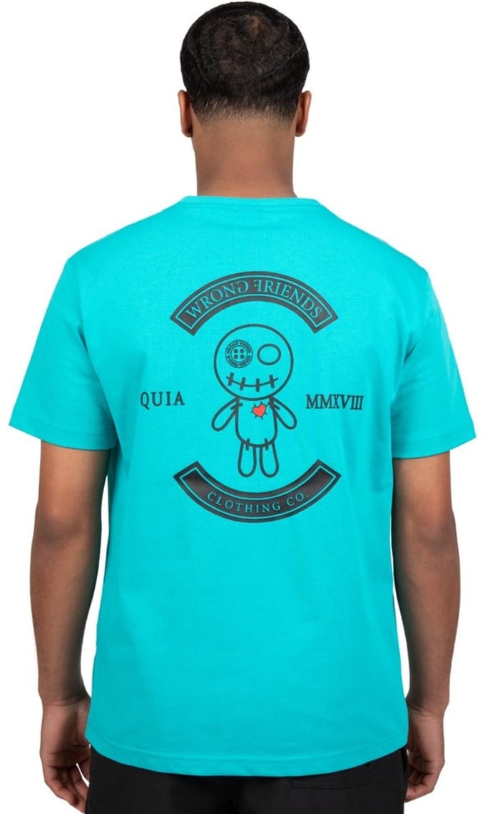 VERONA T-SHIRT - TURQUOISE S