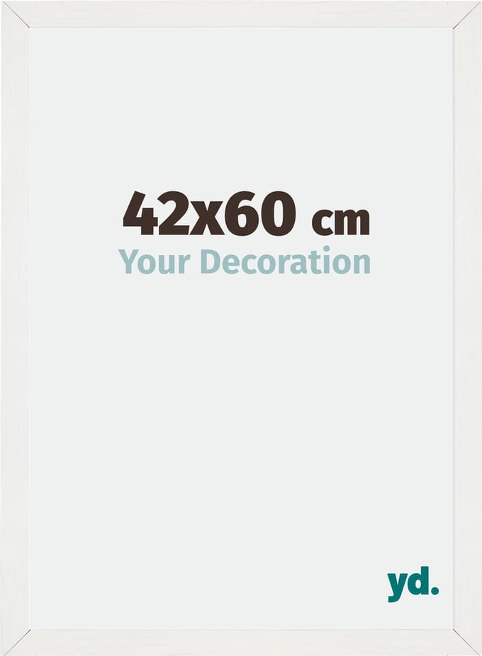 Your Decoration - Fotolijst 42x60 cm - MDF - Wit Geveegd - Mura