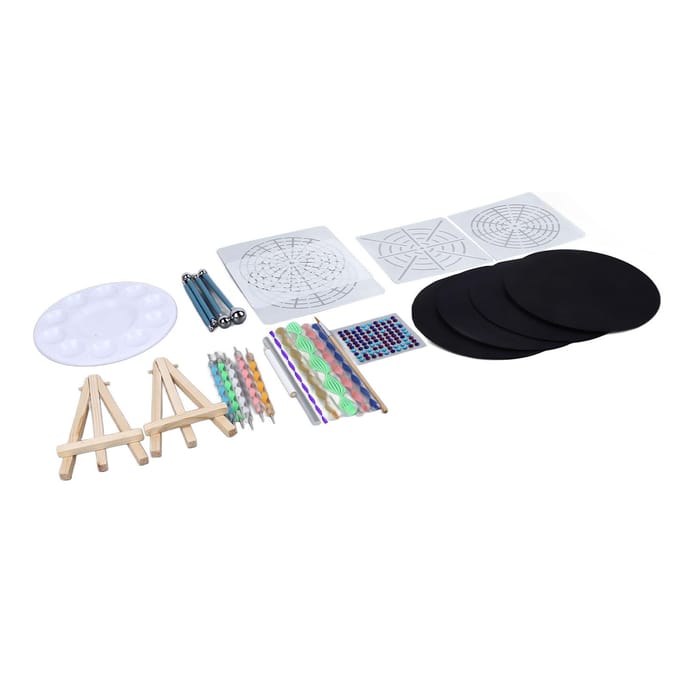 Ensemble d'outils de pointillage Mandala 31 pièces Kit d'outils de pointillage Mandala professionnels pour la peinture white