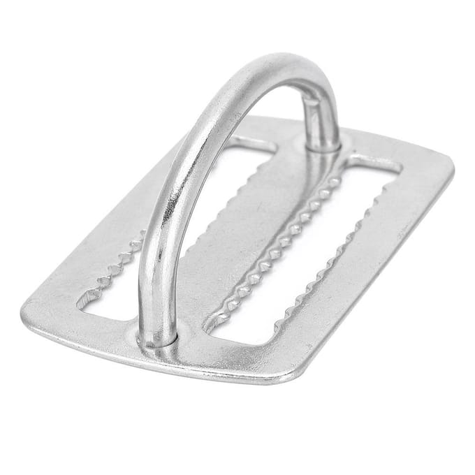 KEEP DIVING 50mm Roestvrijstalen Schuifgesp Band Riemhouder Duikaccessoire white