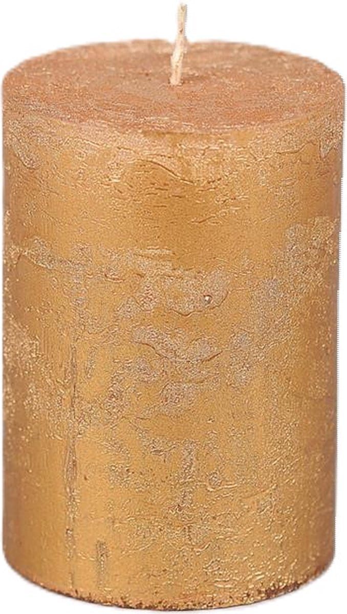 Rasteli Luz Your Senses Stomp Kaars Goud D 7 cm H 10 cm Per 2 Stuks