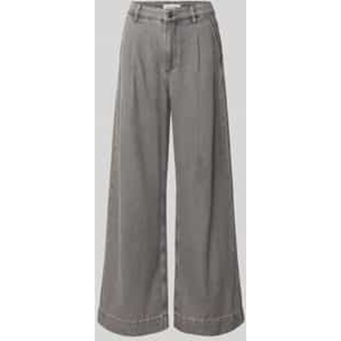 Wide fit Jeans met plooien
