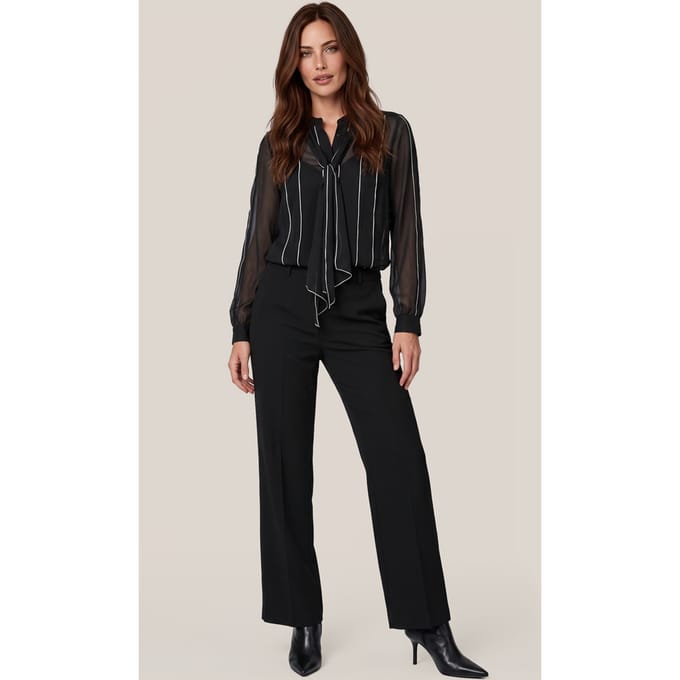 Ava Blouse Zwart